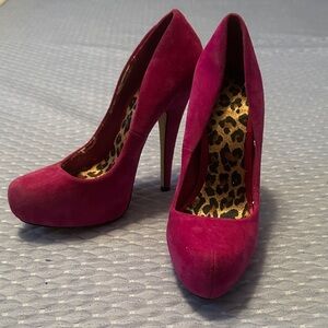 Aldo Bold Magenta Heels